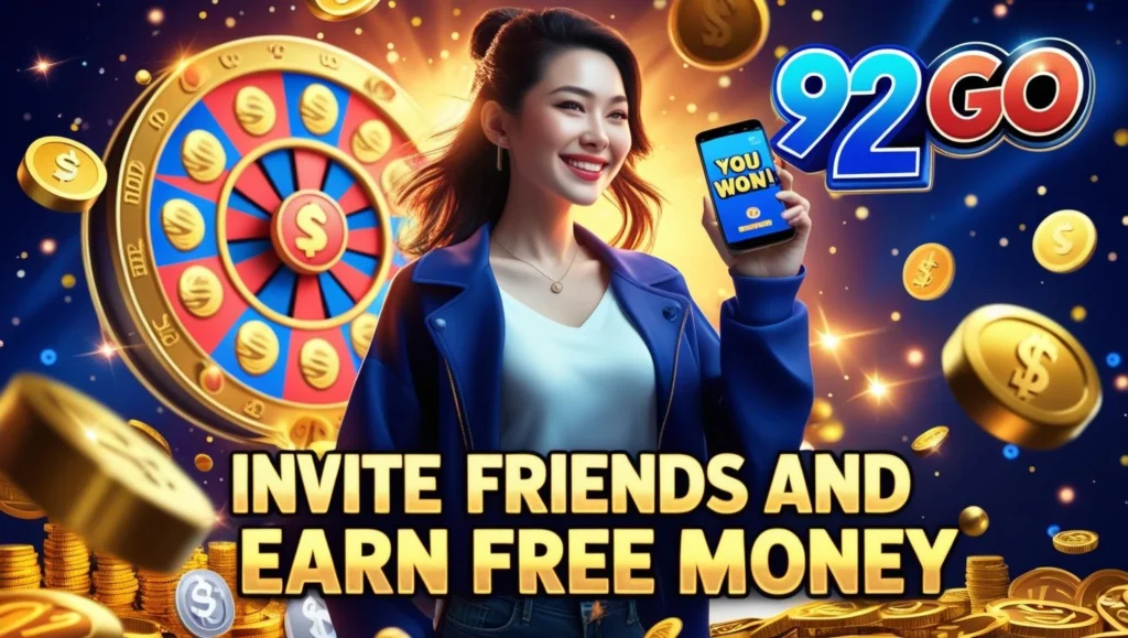 92 GO Game refer friend earn money